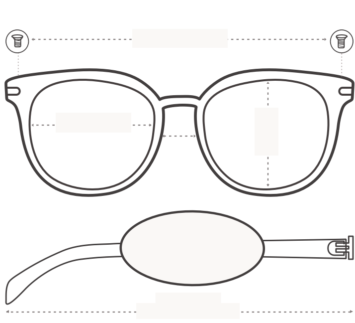 Frame width & Temple Lenth